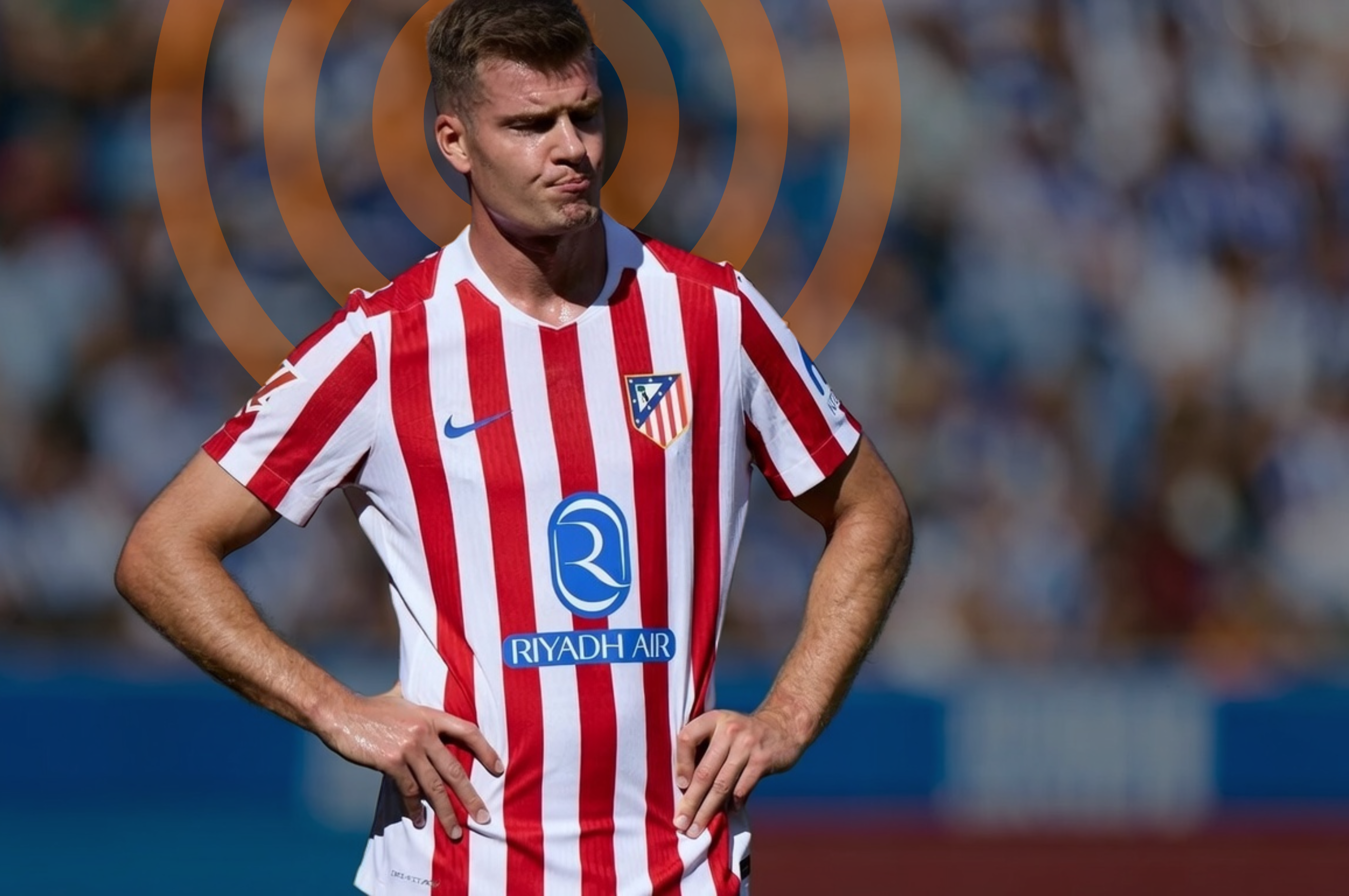 Sorloth sufre un golpe en la cabeza en el Levante - Atlético de Madrid